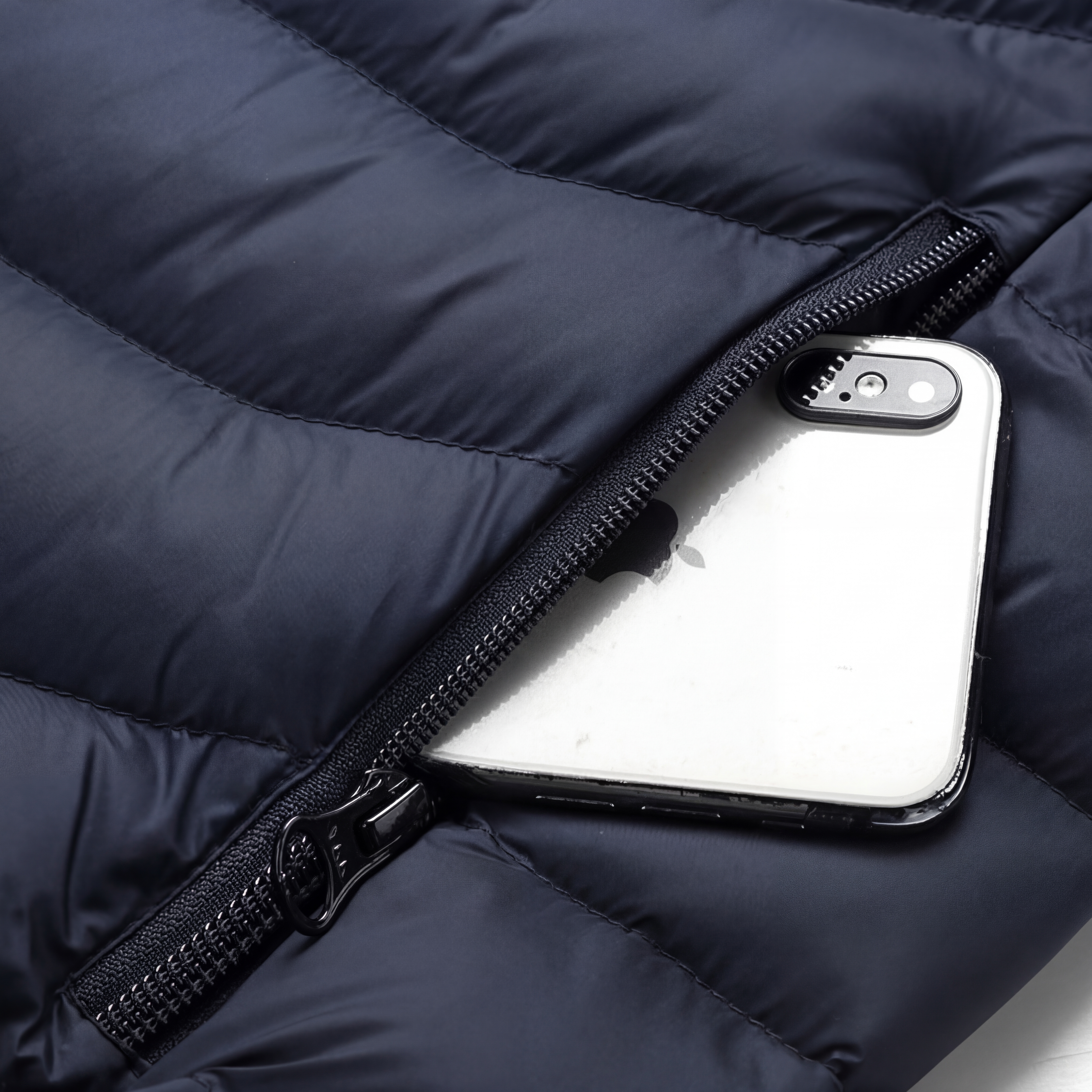 Beheizbare Jacke Damen blau