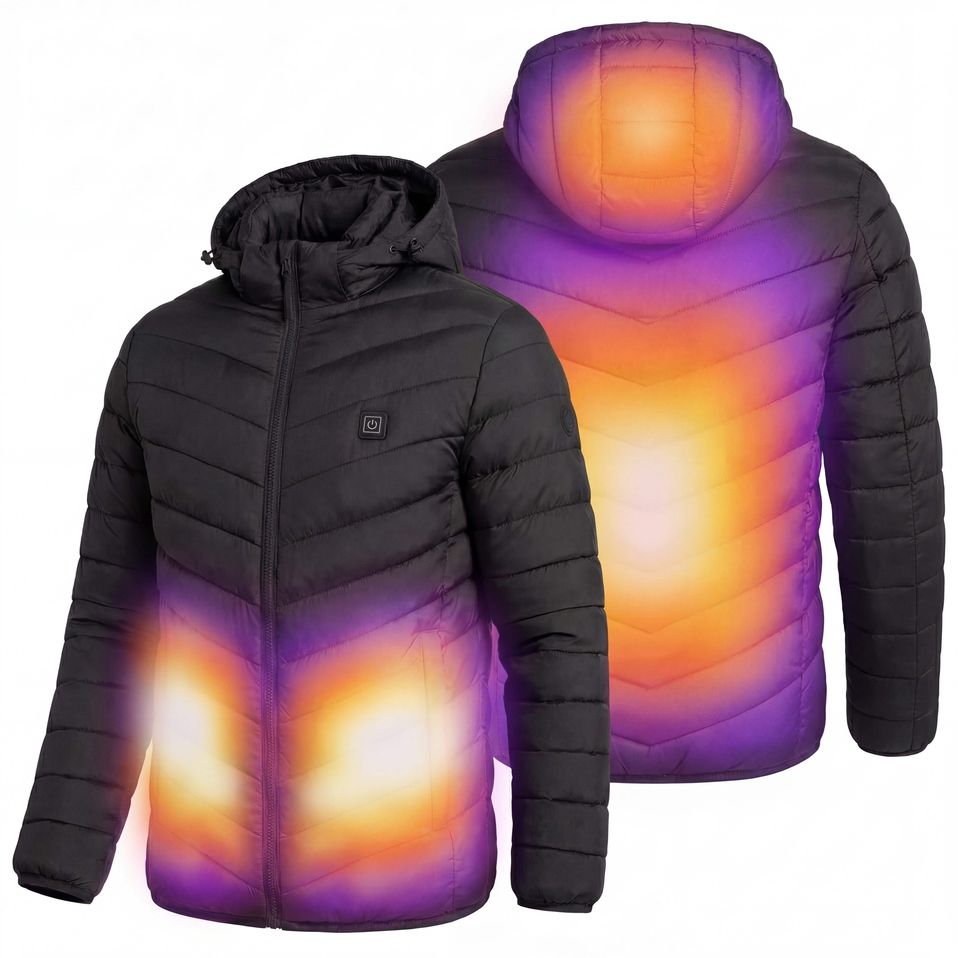 Beheizbare Jacke Herren Rot